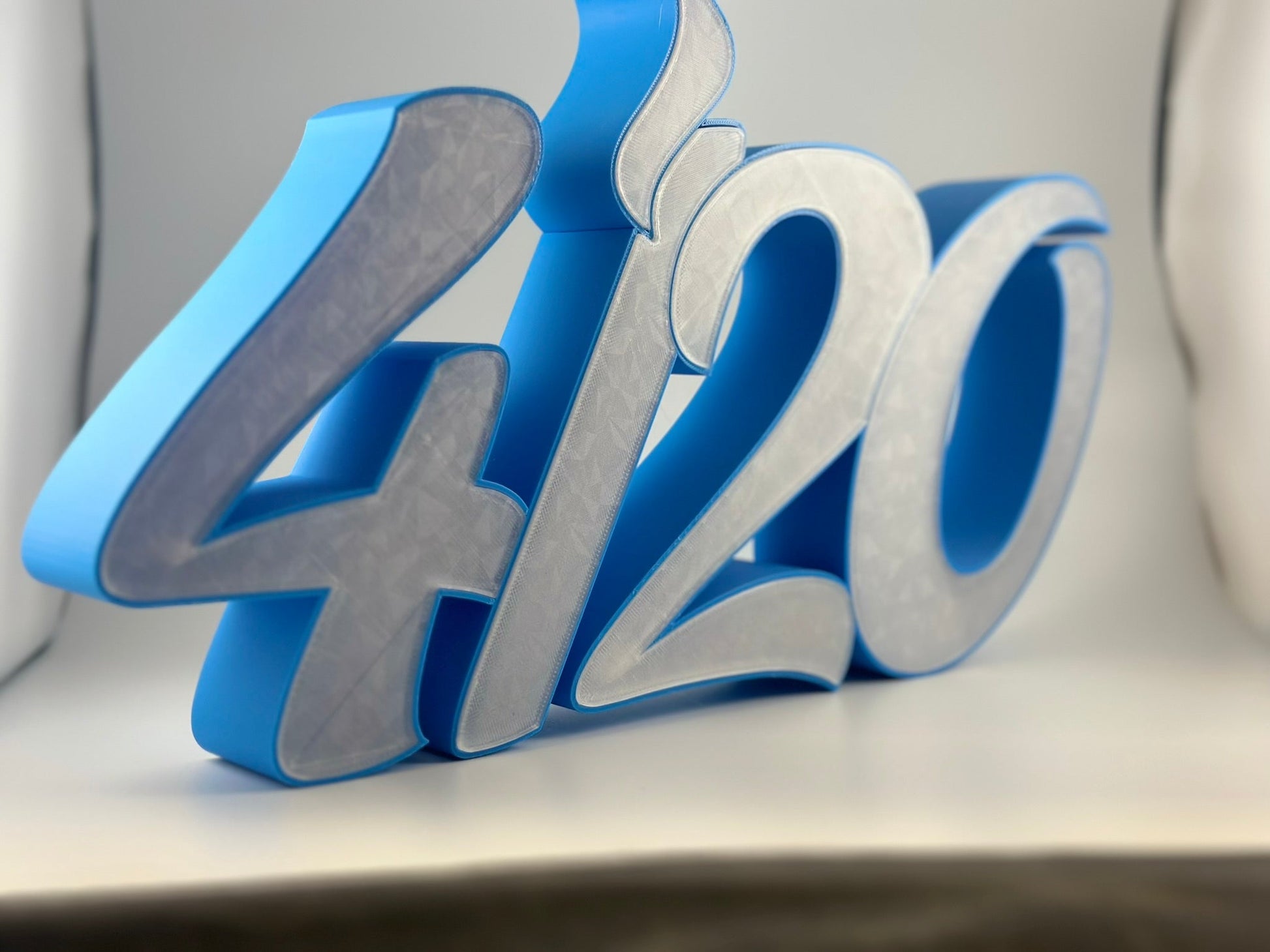 4/20 Glow LED Sign - Dimmable Celebration Light - RudeGrain