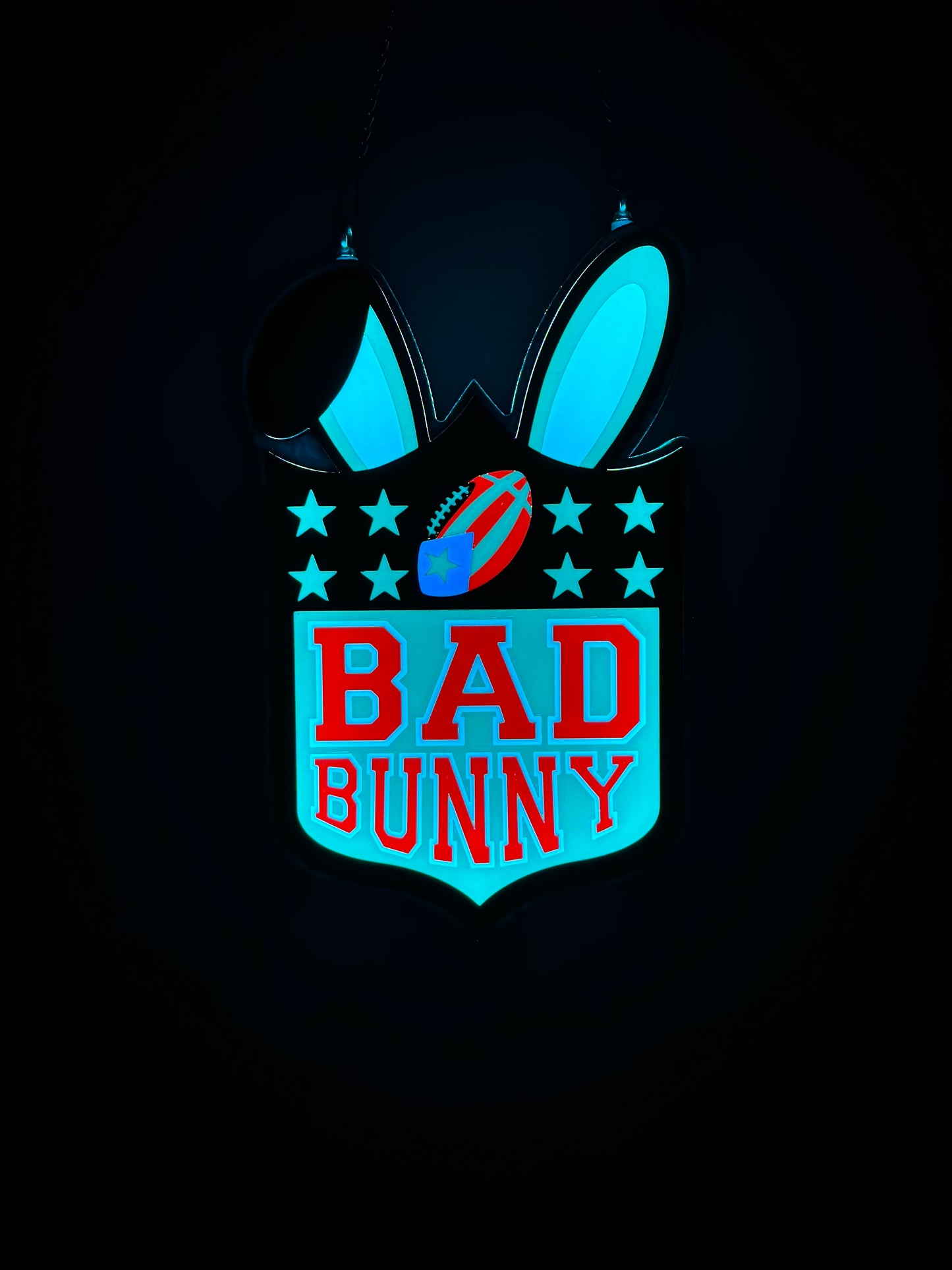 Bad Bunny Super Bowl LX LED Sign – Limited Edition Glow Light