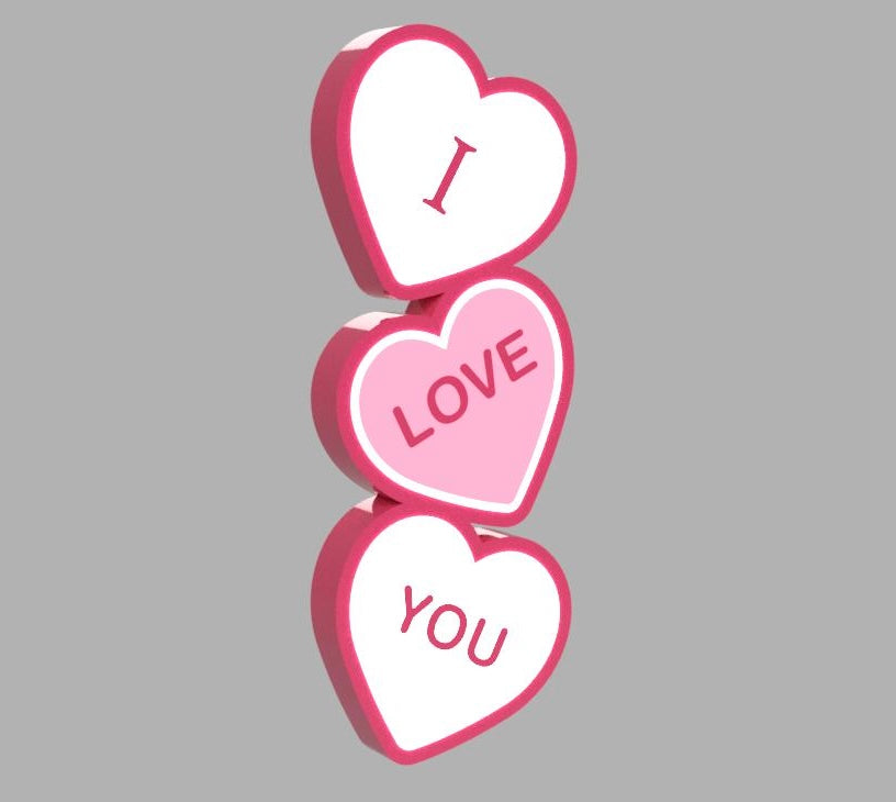 Romantic LED heart sign with soft purple and pink tones, perfect for gifts and decor.
