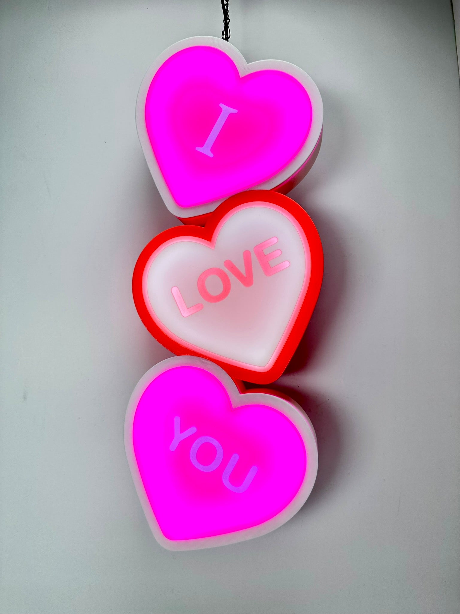 Valentine’s LED Heart Sign, perfect for weddings, gifts, and home decor.