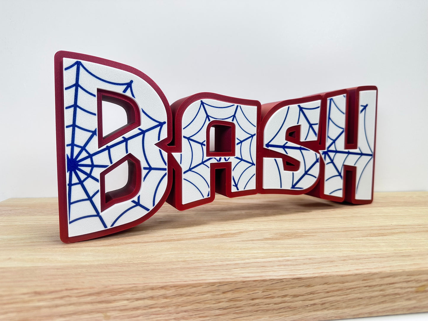 π₯ Custom Spider-Man Style LED Nameplate β Personalized Superhero Wall Light & Gaming Decor