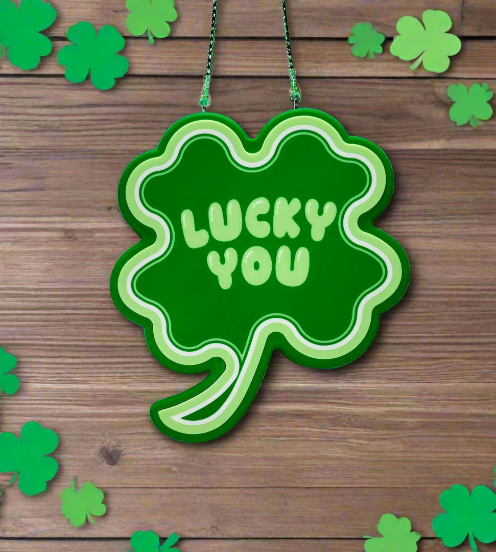 Custom Shamrock LED Sign – St. Patrick’s Day Decor | USB Powered