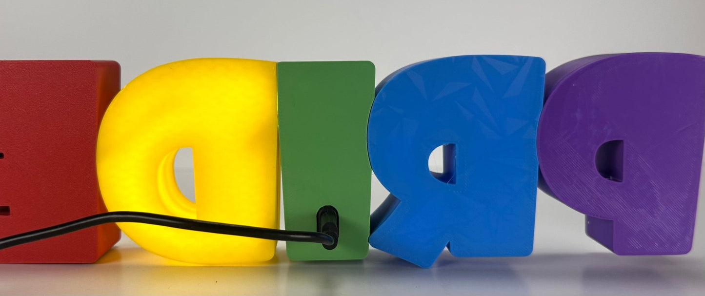 Pride Glow: 3D Printed LED Sign for Pride Day 2024 - RudeGrain
