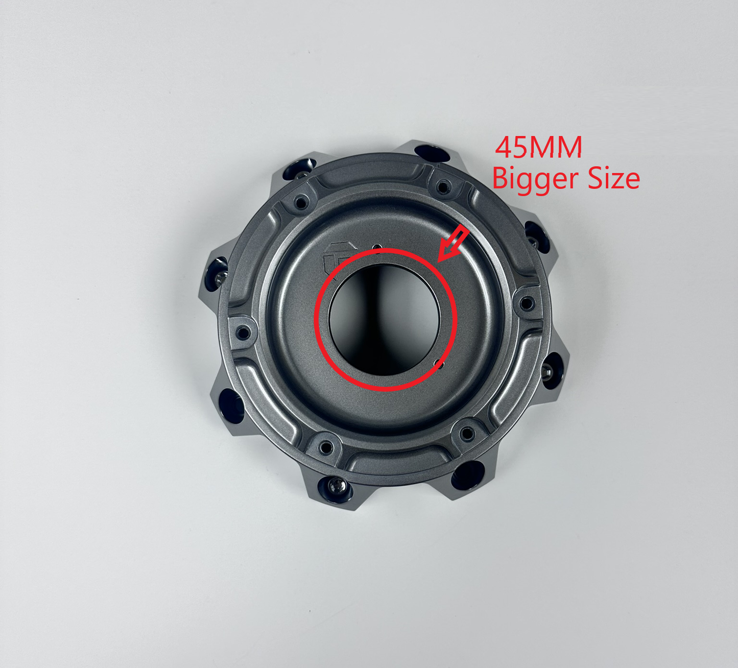Fuel Wheel Floating Center Cap Retrofit Kit – Set of 4