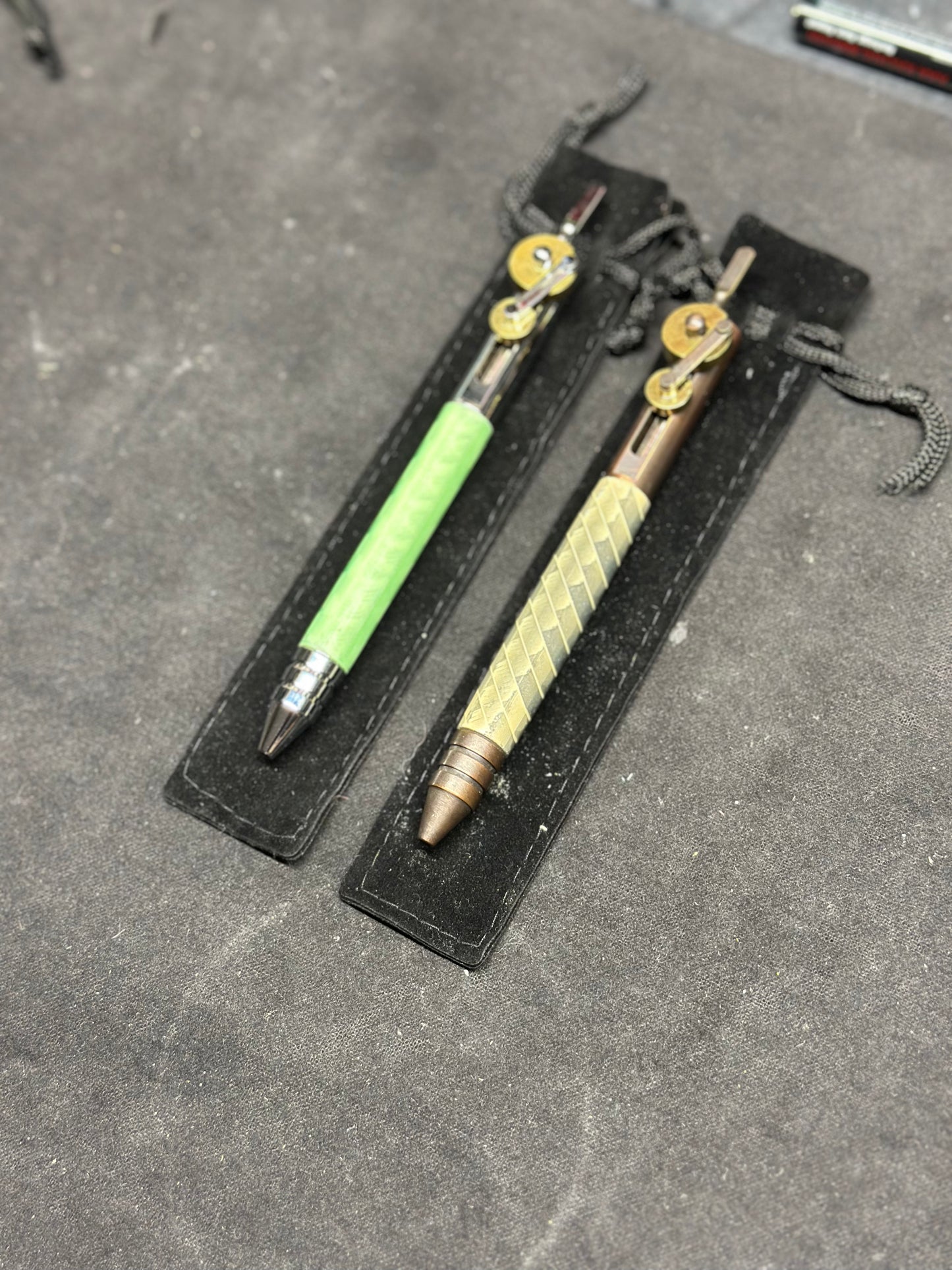 One-of-a-Kind Piston Pens – Handmade Resin + 3D Printed Cores | Glow Edition Available