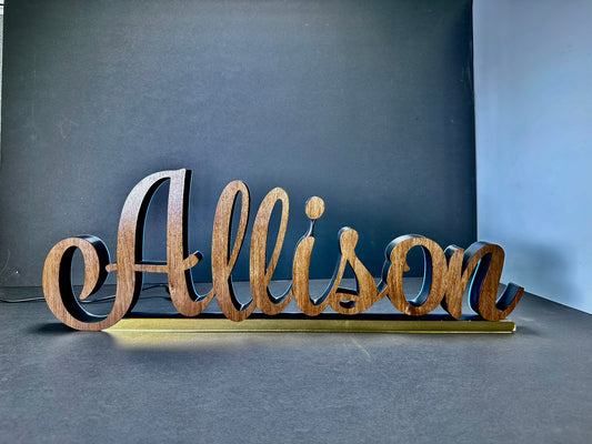 Custom Channel Letter LED Sign – Personalized Décor for Every Space