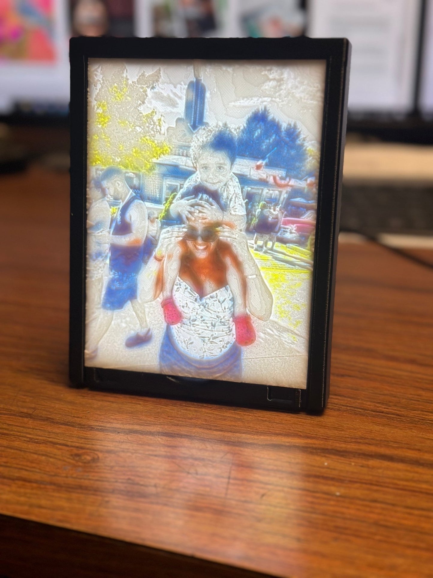 Personalized 3d Printed color Lithophane - Rude Grainnovelty